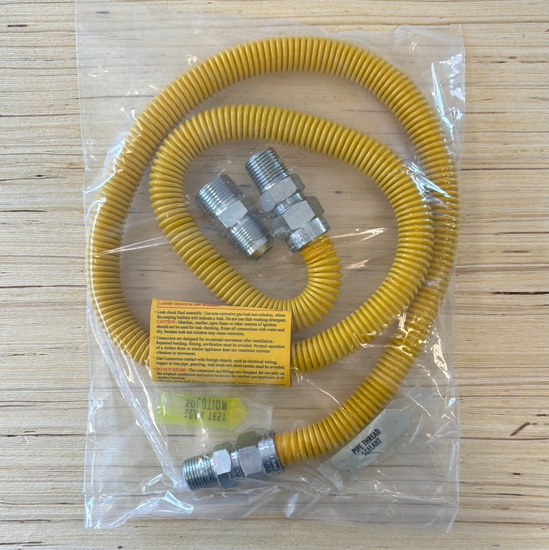 Dryer / Range Gas Line (yellow) 09-RKIT-48Y