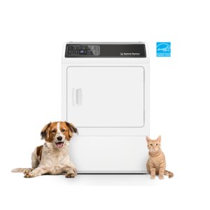 DF7 Sanitizing White Gas Dryer with Front Control | Pet Plus™ | Steam | Over-Dry Protection Technology | ENERGY STAR® Certified | 5-Year Warranty