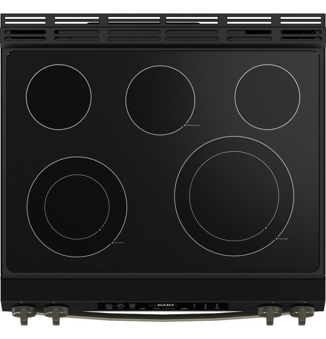 GE® ENERGY STAR® 30" Slide-In Electric Convection Range with No Preheat Air Fry and EasyWash™ Oven Tray