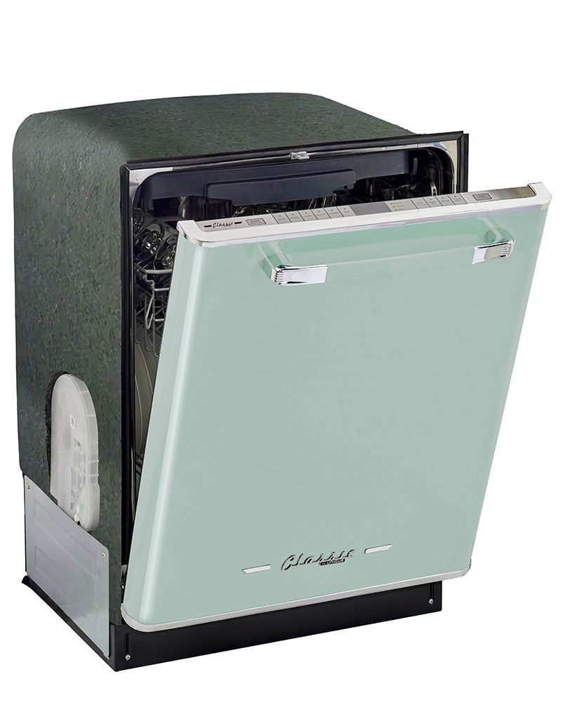 Classic Retro by Unique 24” Dishwasher (Summer Mint Green)