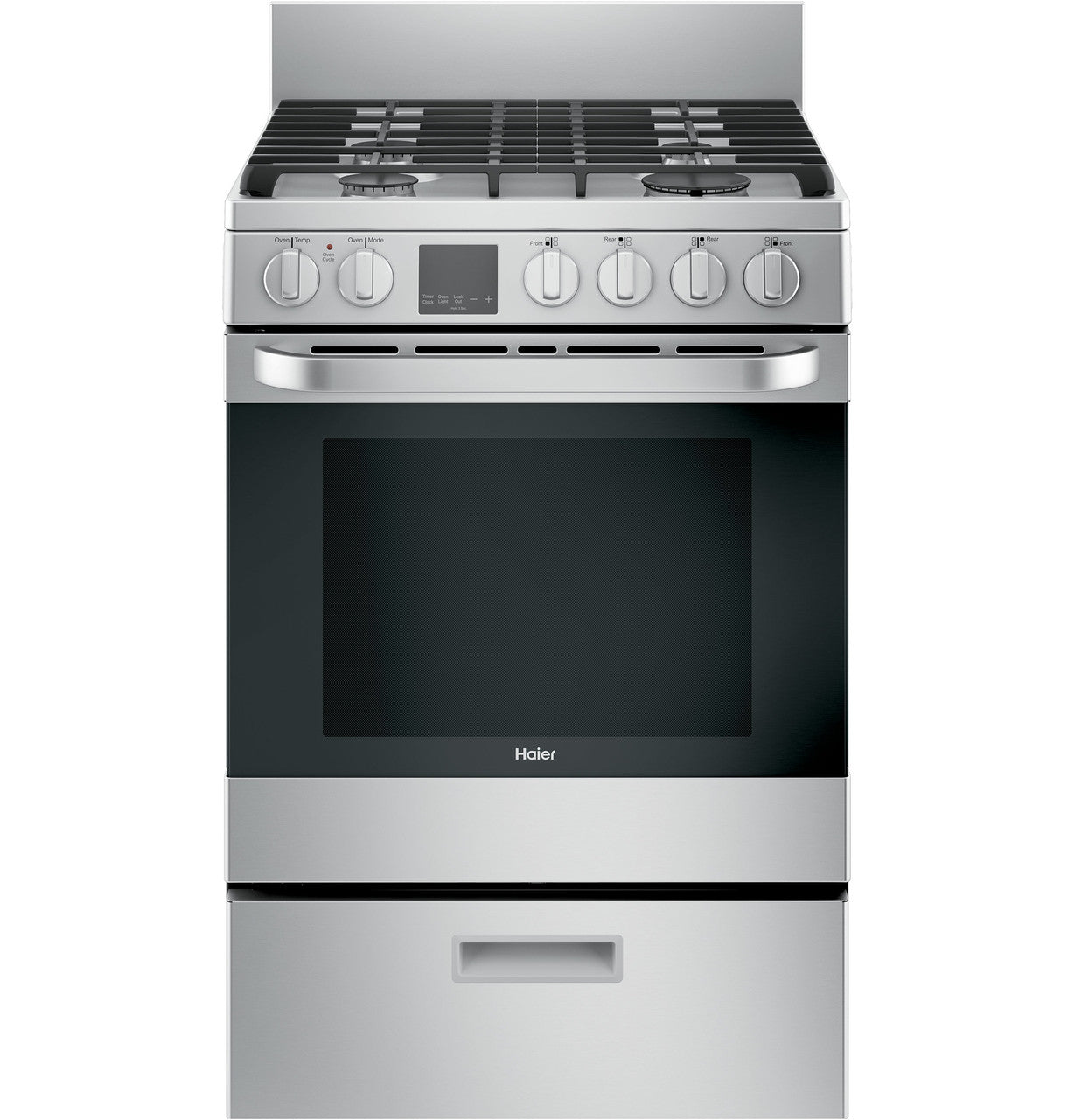 24" 2.9 Cu. Ft. Gas Free-Standing Range with Convection and Modular Backguard