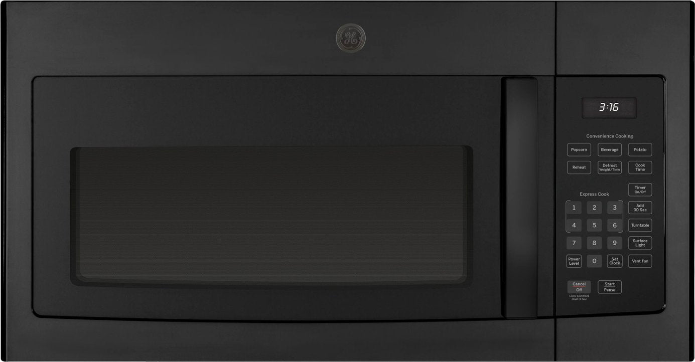 GE® 1.6 Cu. Ft. Over-the-Range Microwave Oven/Black