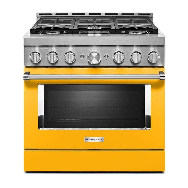 KitchenAid® 36'' Smart Commercial-Style Gas Range with 6 Burners