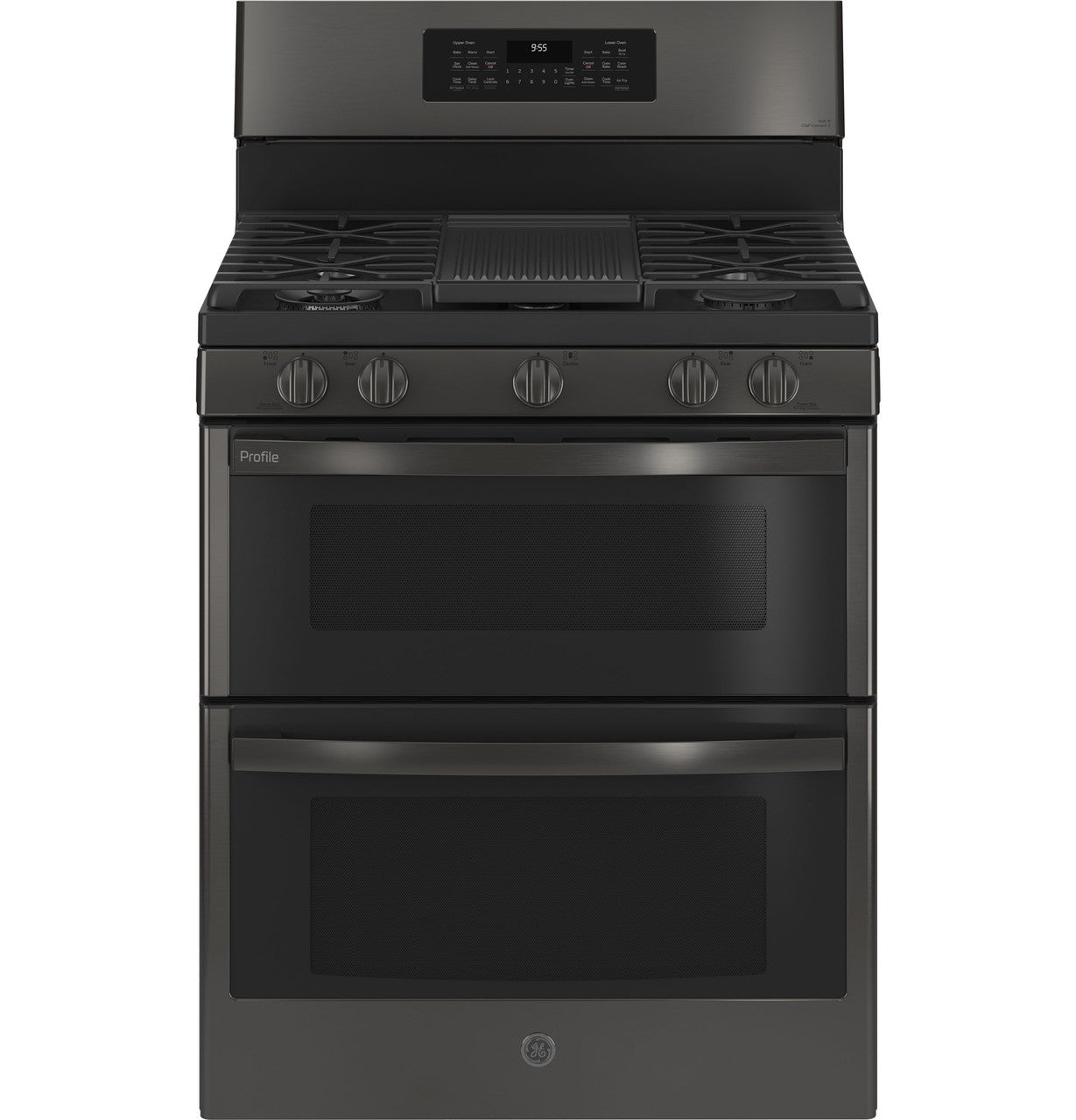 GE Profile™ 30" Free-Standing Gas Double Oven Convection Range with No Preheat Air Fry