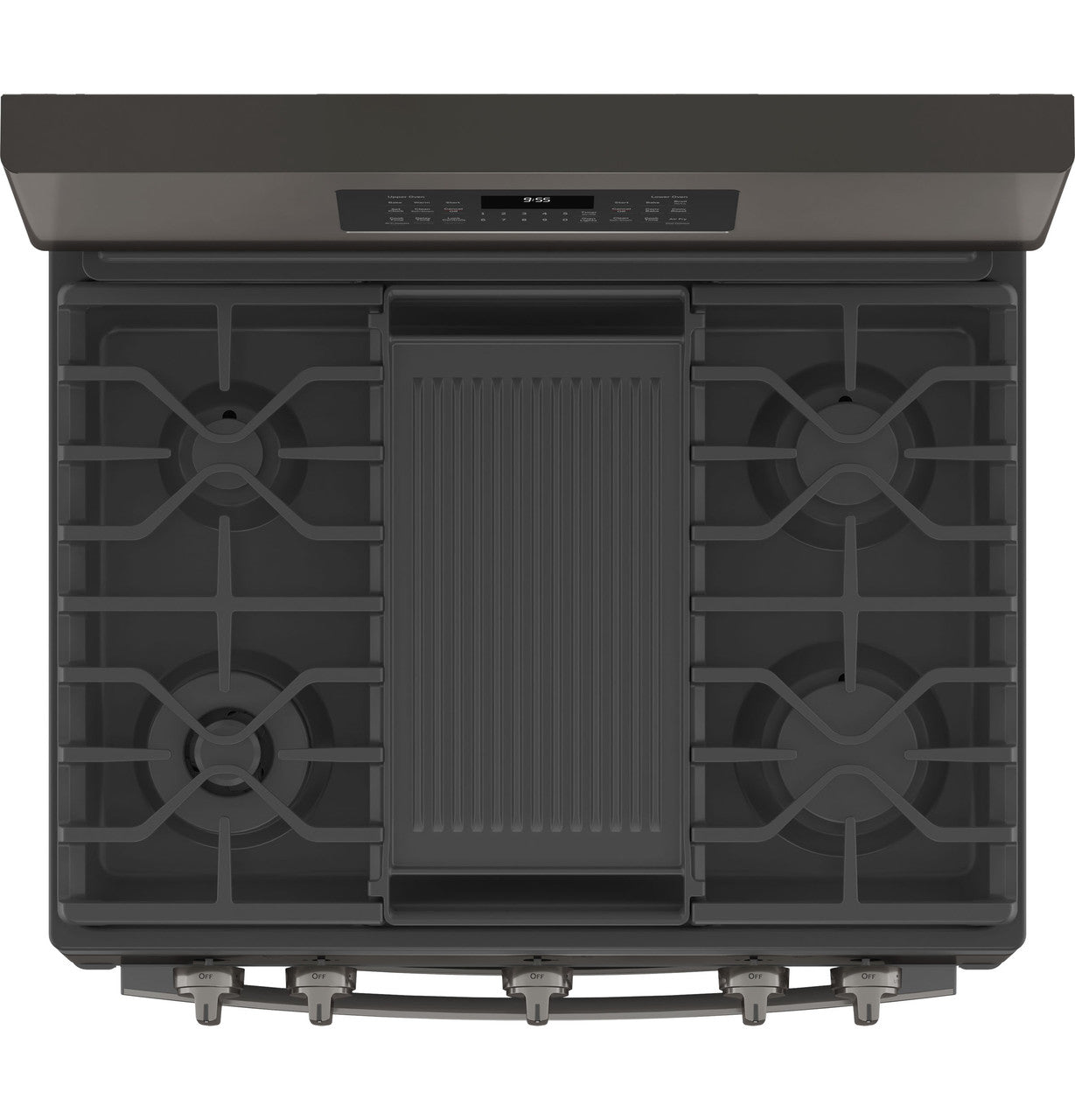 GE Profile™ 30" Free-Standing Gas Double Oven Convection Range with No Preheat Air Fry