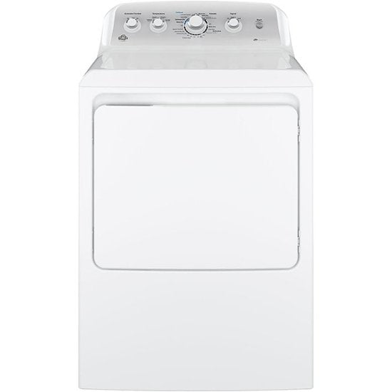 GE® 7.2 cu. ft. Capacity aluminized alloy drum Electric Dryer with Sensor Dry