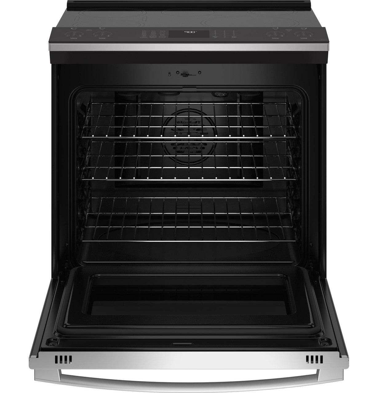 GE Profile™ 30" Smart Slide-In Fingerprint Resistant Front-Control Induction and Convection Range