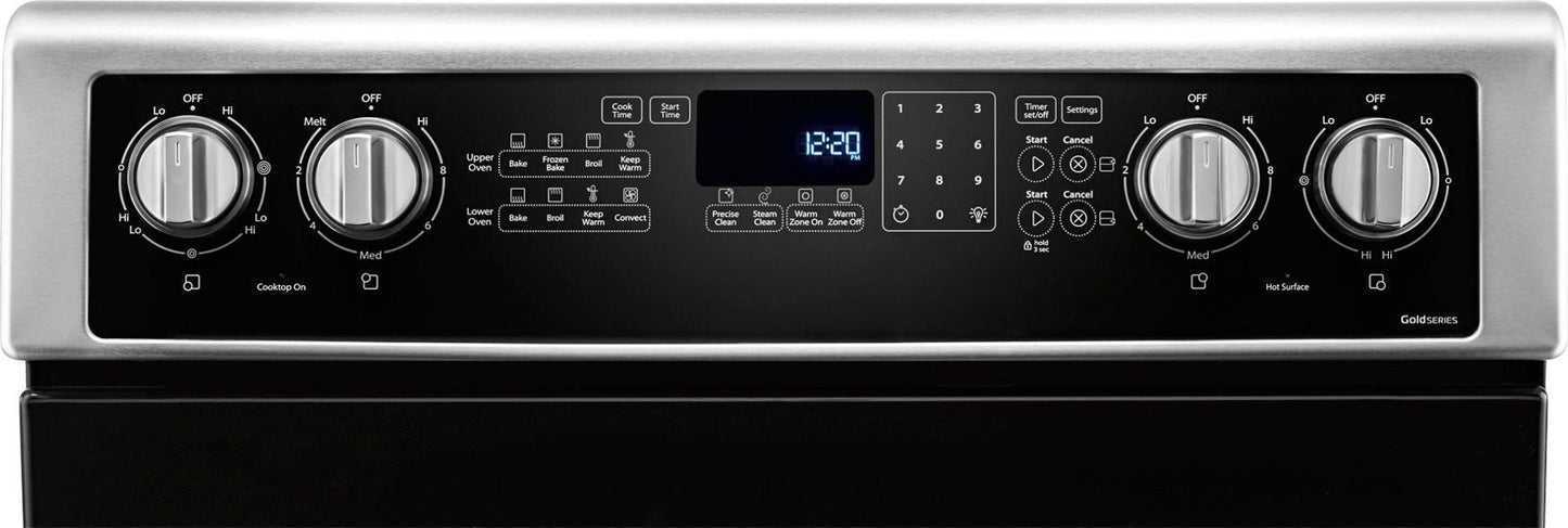 6.7 Cu. Ft. Electric Double Oven Range with True Convection