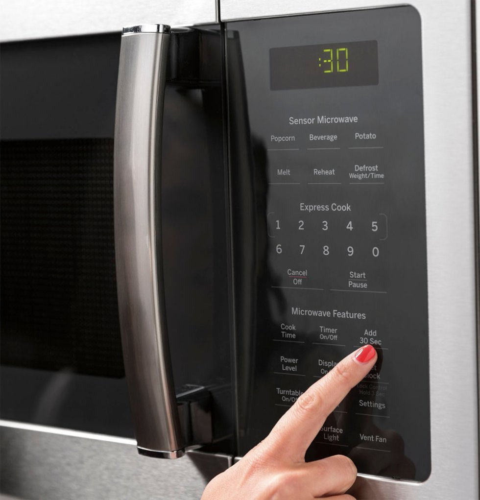 GE® 1.7 Cu. Ft. Over-the-Range Sensor Fingerprint Resistant Microwave Oven