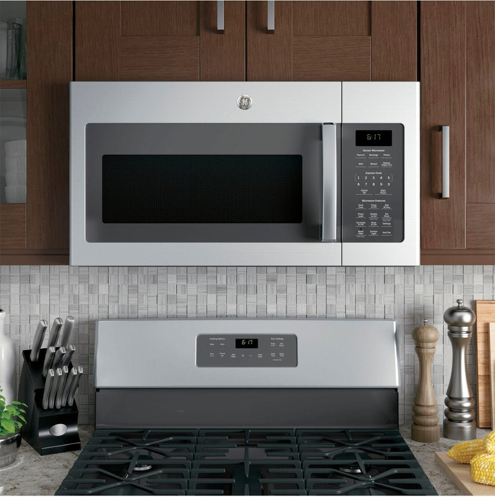 GE® 1.7 Cu. Ft. Over-the-Range Sensor Fingerprint Resistant Microwave Oven