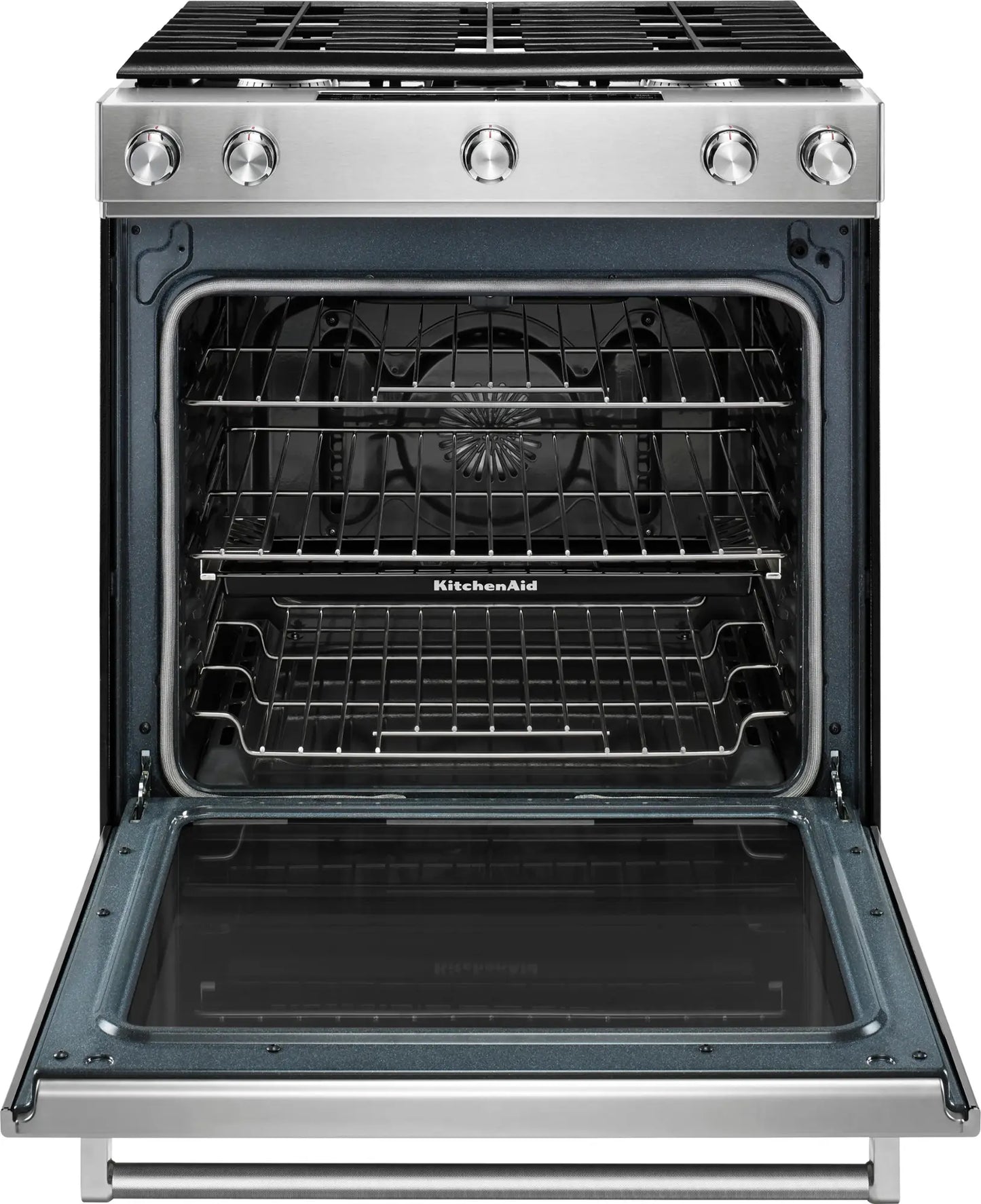 30-Inch 5-Burner Gas Slide-In Convection Range