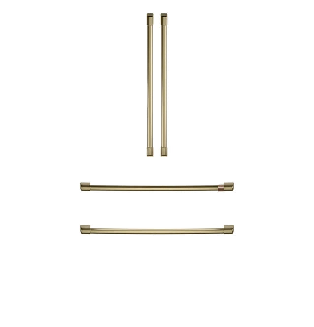 CAFÉ™ Refrigeration Handle Kit - Brushed Brass
