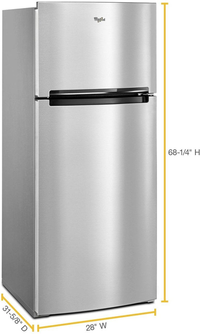 28-inch Wide Refrigerator Compatible With The EZ Connect Icemaker Kit – 18 Cu. Ft