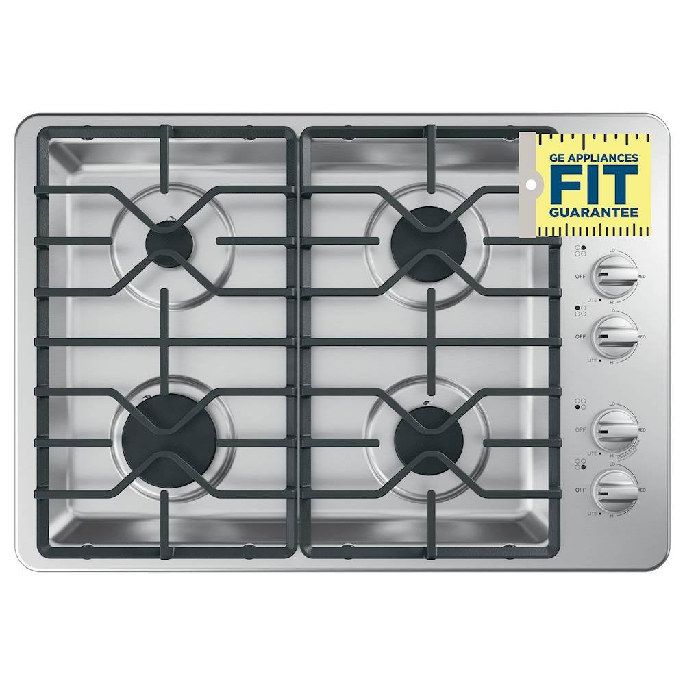 GE® 30" Built-In Gas Cooktop with Dishwasher-Safe Grates