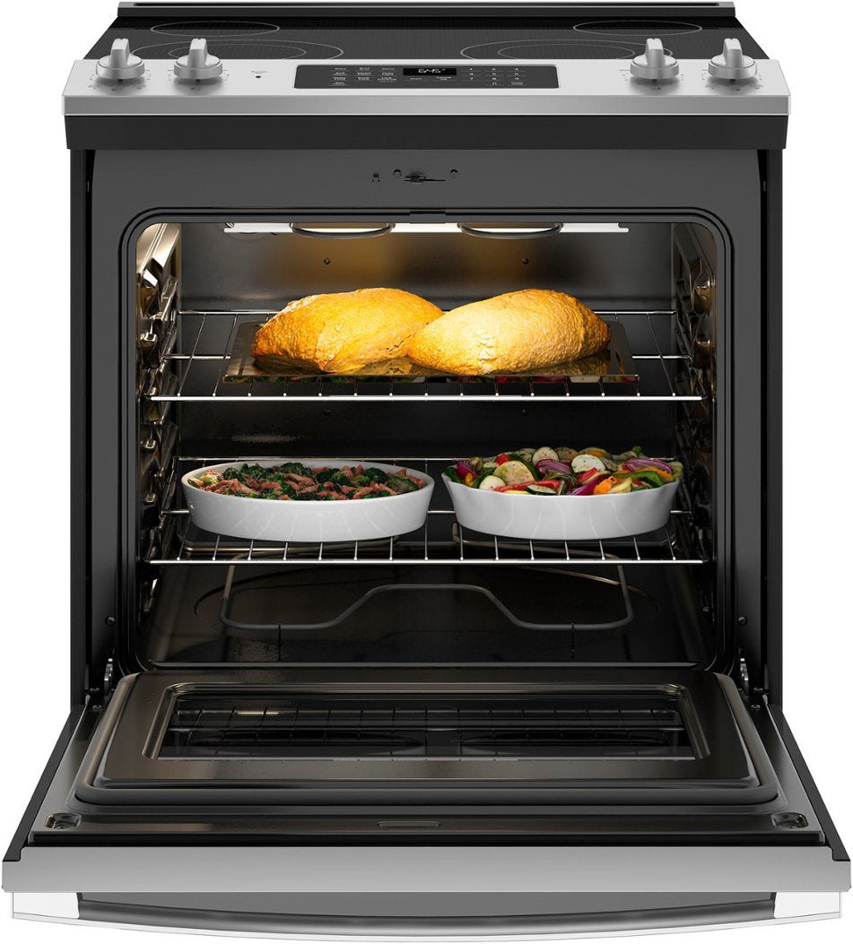 GE® 30" Slide-In Electric Range