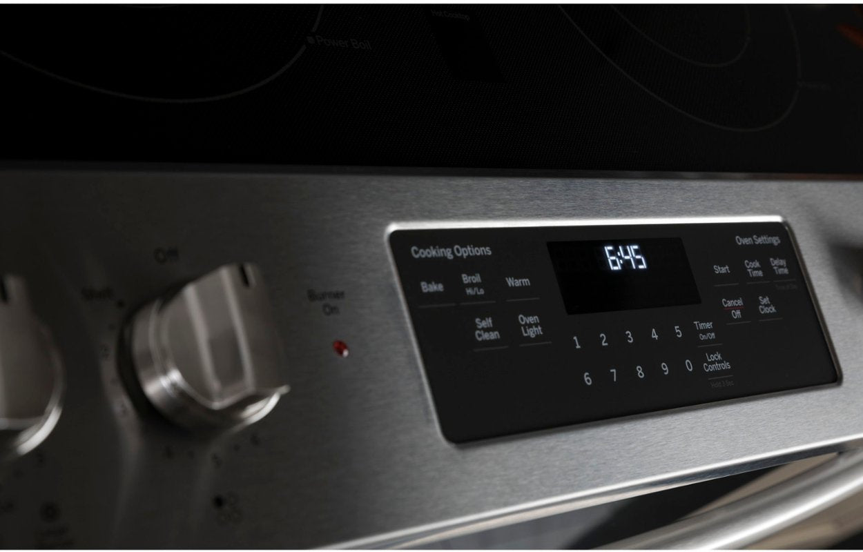 GE® 30" Slide-In Electric Range