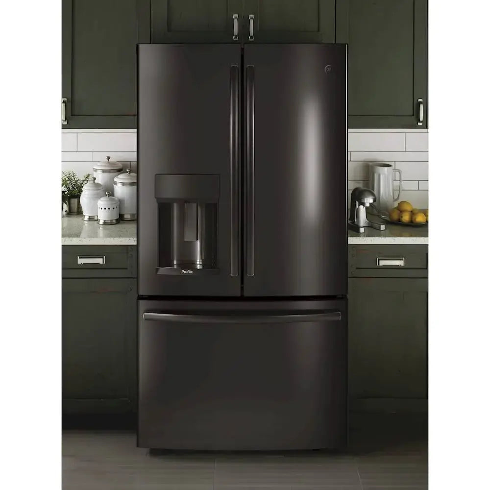 GE Profile™ ENERGY STAR® 22.1 Cu. Ft. Counter-Depth French-Door Refrigerator with Hands-Free AutoFill