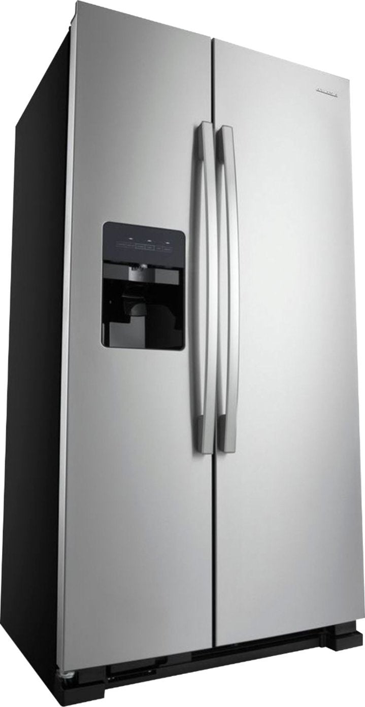 36-INCH SIDE-BY-SIDE REFRIGERATOR WITH DUAL PAD EXTERNAL ICE AND WATER DISPENSER