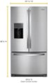 36-inch Wide French Door Refrigerator - 27 cu. ft.