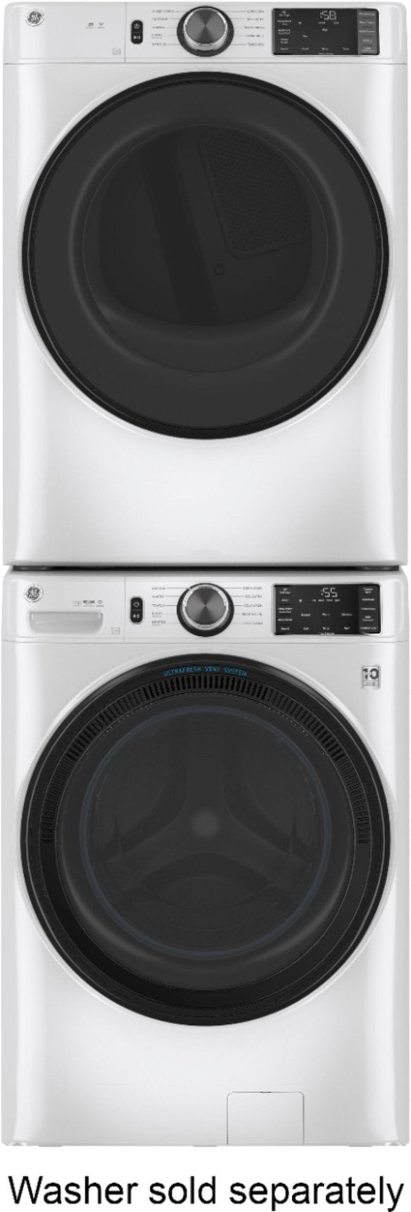 GE® 7.8 cu. ft. Capacity Smart Front Load Electric Dryer with Sanitize Cycle