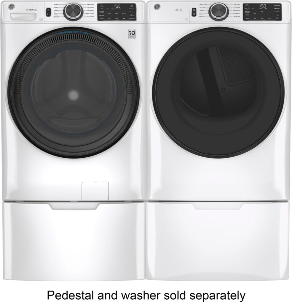 GE® 7.8 cu. ft. Capacity Smart Front Load Electric Dryer with Sanitize Cycle