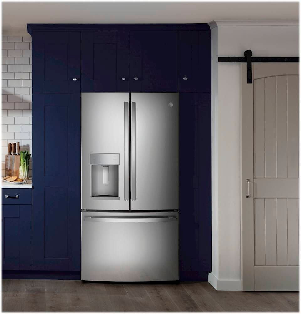 GE® ENERGY STAR® 27.7 Cu. Ft. Fingerprint Resistant French-Door Refrigerator