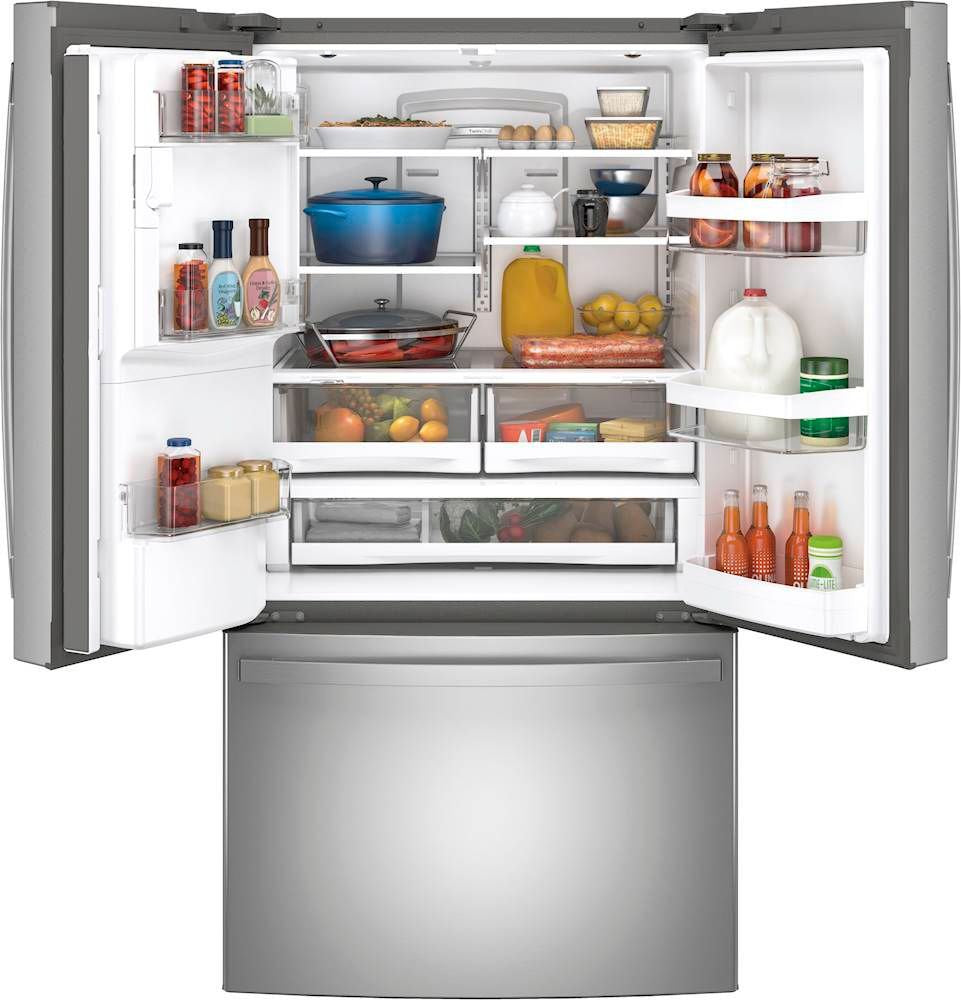 GE® ENERGY STAR® 27.7 Cu. Ft. Fingerprint Resistant French-Door Refrigerator