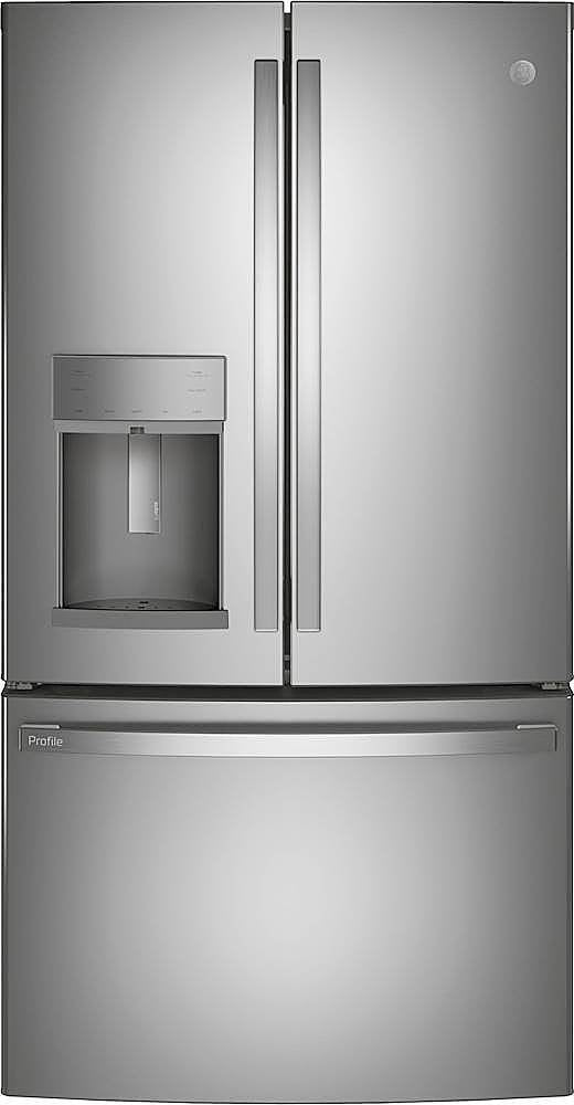 GE Profile™ Series ENERGY STAR® 27.7 Cu. Ft. Fingerprint Resistant French-Door Refrigerator with Hands-Free AutoFill