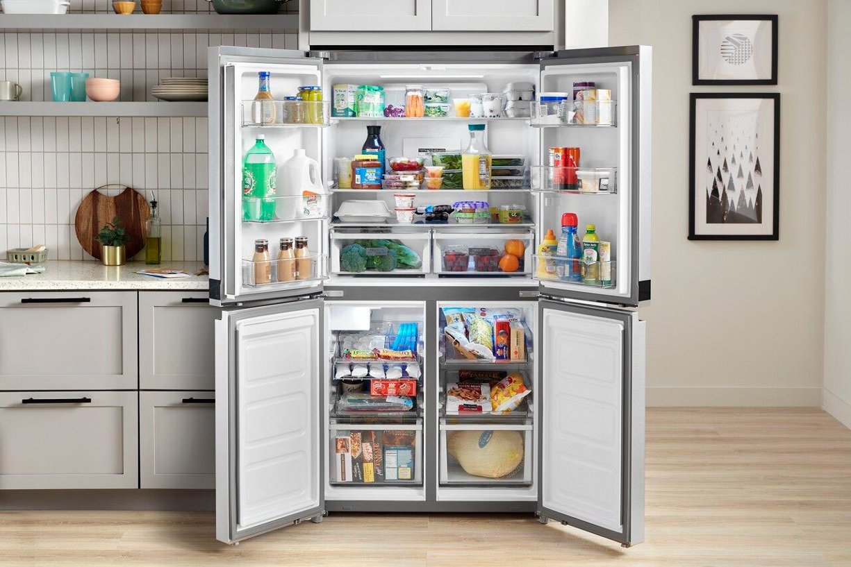 36-inch Wide Counter Depth 4 Door Refrigerator - 19.4 cu. ft.