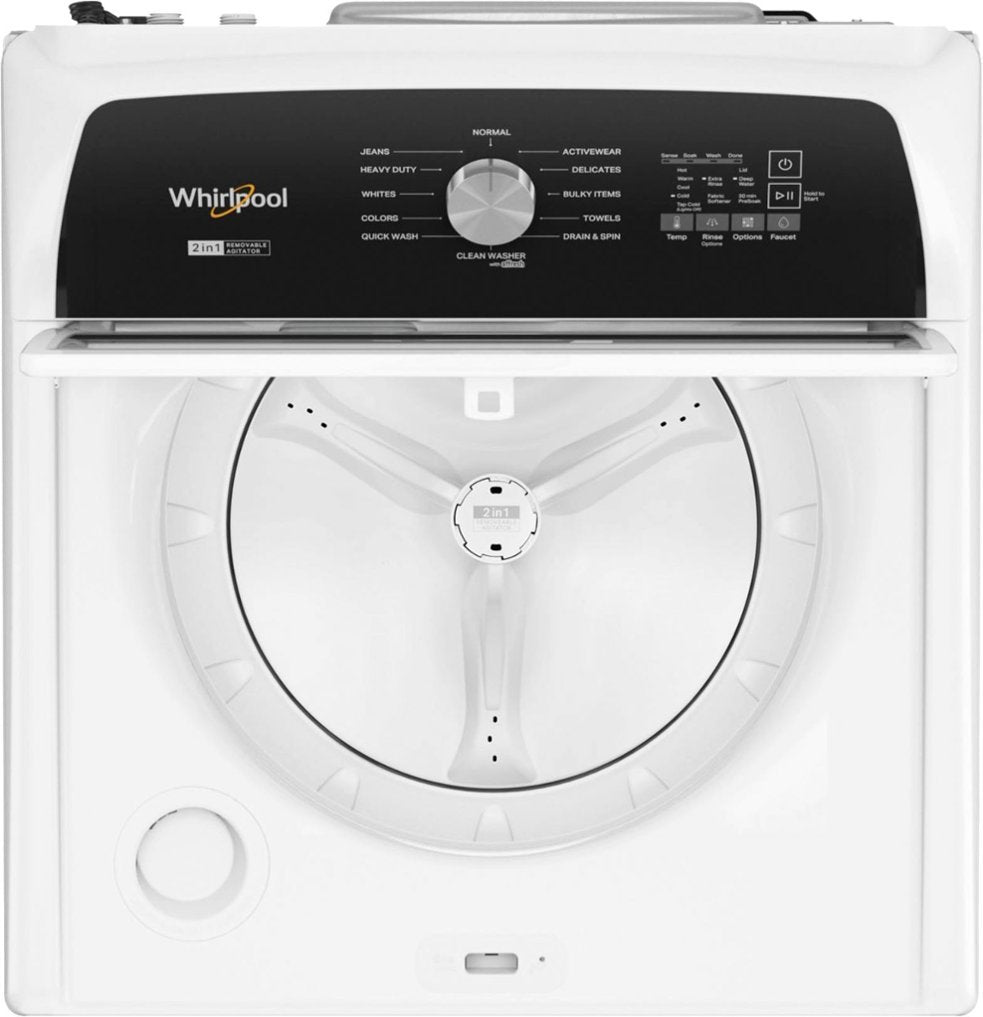 4.7–4.8 Cu. Ft. Top Load Washer with 2 in 1 Removable Agitator