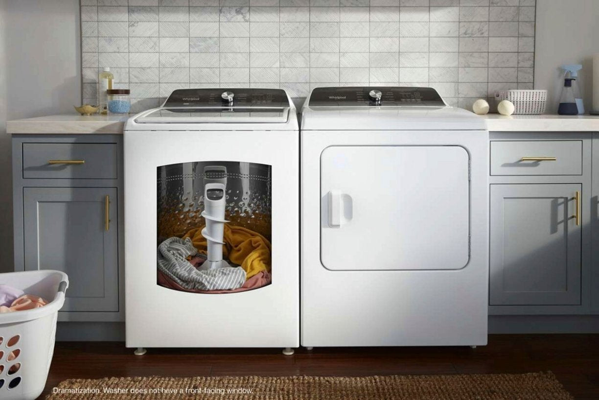 4.5 Cu. Ft. Top Load Agitator Washer with Built-In Faucet