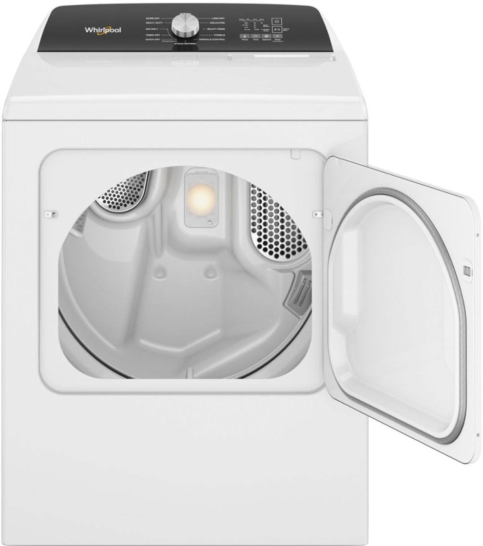 7.0 Cu. Ft. Top Load Electric Moisture Sensing Dryer with Steam