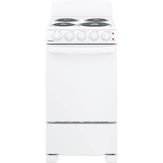 HOTPOINT® 20" ELECTRIC FREE-STANDING FRONT-CONTROL ELECTRIC RANGE