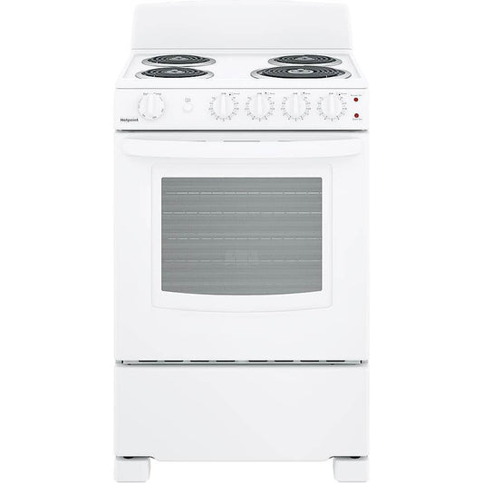 HOTPOINT® 24" ELECTRIC FREE-STANDING FRONT-CONTROL RANGE