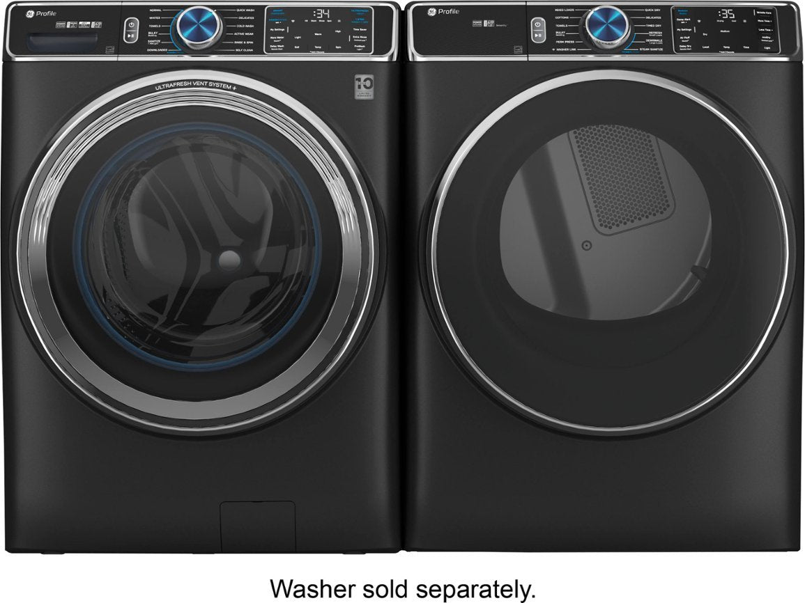 GE Profile™ 7.8 cu. ft. Capacity Smart Front Load Gas Dryer with Steam and Sanitize Cycle