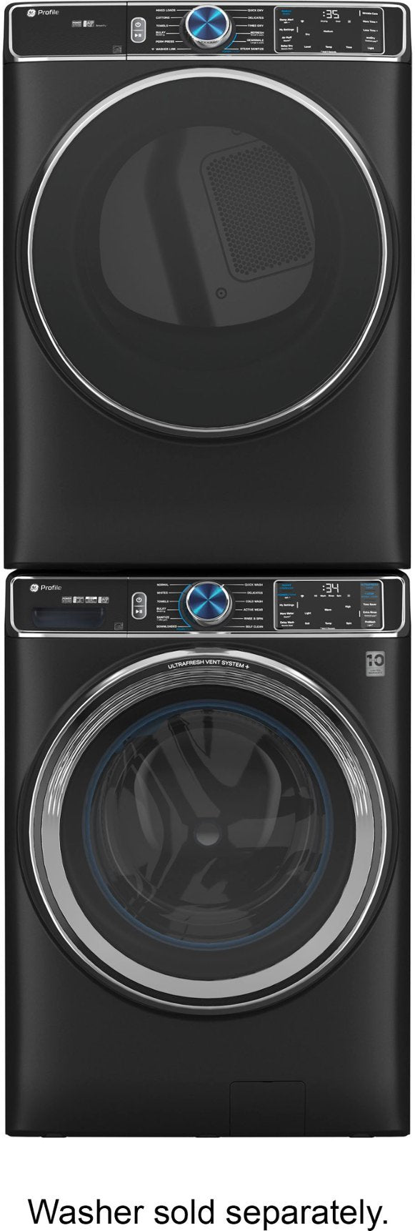 GE Profile™ 7.8 cu. ft. Capacity Smart Front Load Gas Dryer with Steam and Sanitize Cycle