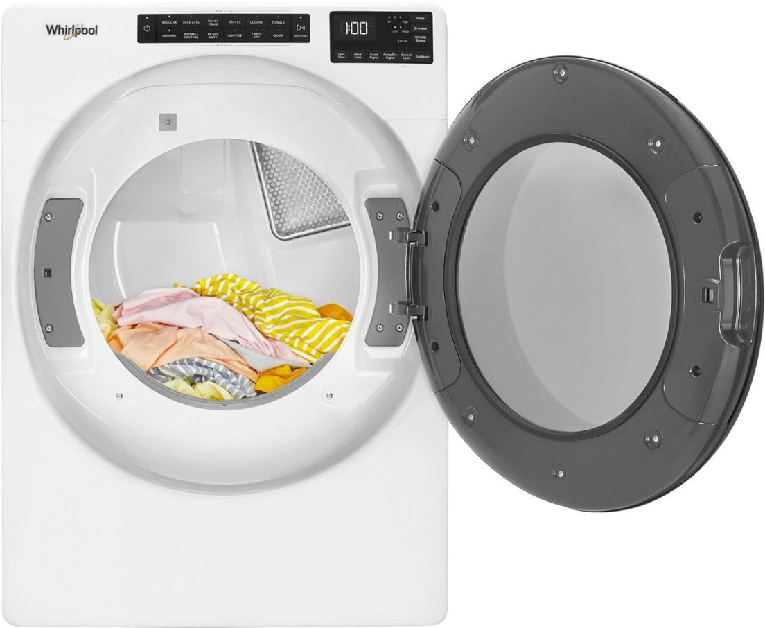 7.4 cu. ft. Vented Electric Dryer in White