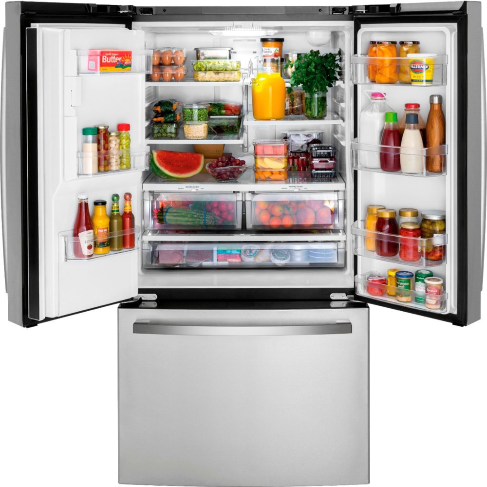 GE® ENERGY STAR® 25.6 Cu. Ft. Fingerprint Resistant French-Door Refrigerator