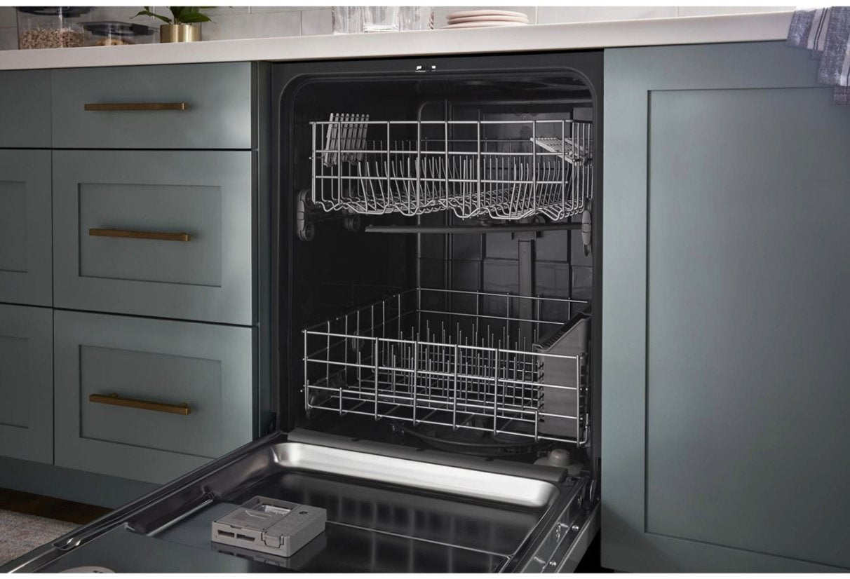 55 dBA Quiet Dishwasher with Boost Cycle and Pocket Handle