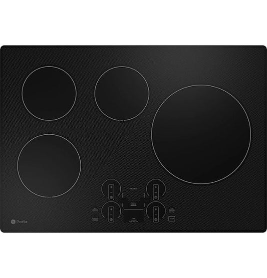 GE Profile - 36" Electric Built In Cooktop - Black