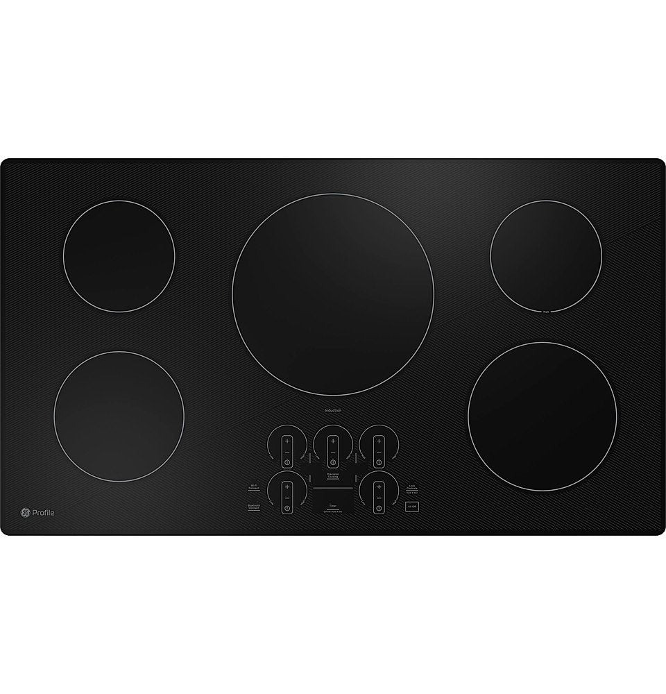 GE Profile - 36" Electric Built In Cooktop - Black