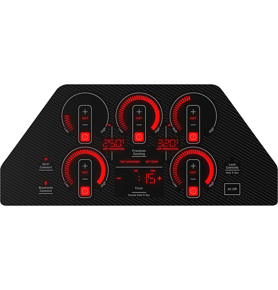 GE Profile - 36" Electric Built In Cooktop - Black