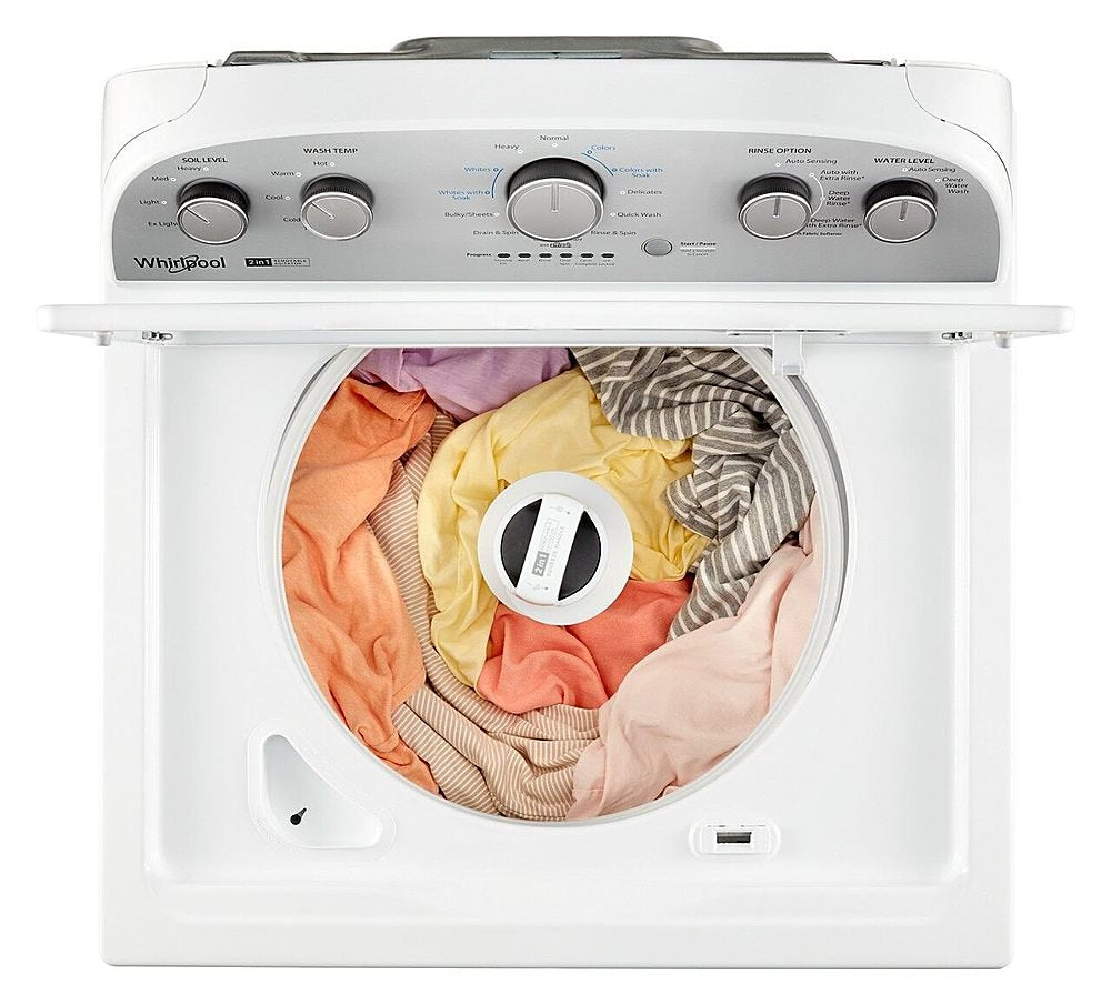 3.8–3.9 Cu. Ft. Whirlpool® Top Load Washer with Removable Agitator