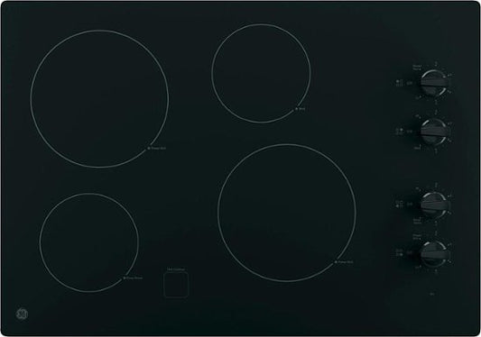 GE® 30" Built-In Knob Control Electric Cooktop