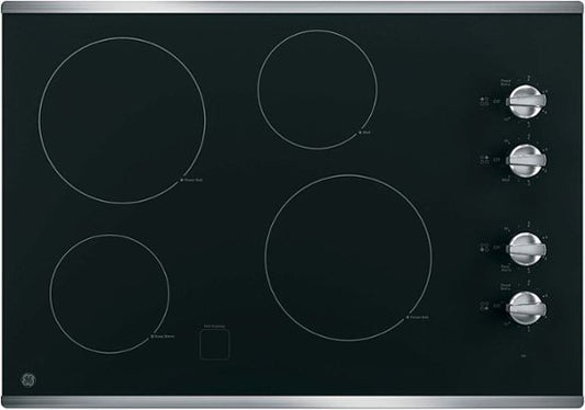 GE® 36" Built-In Knob Control Electric Cooktop