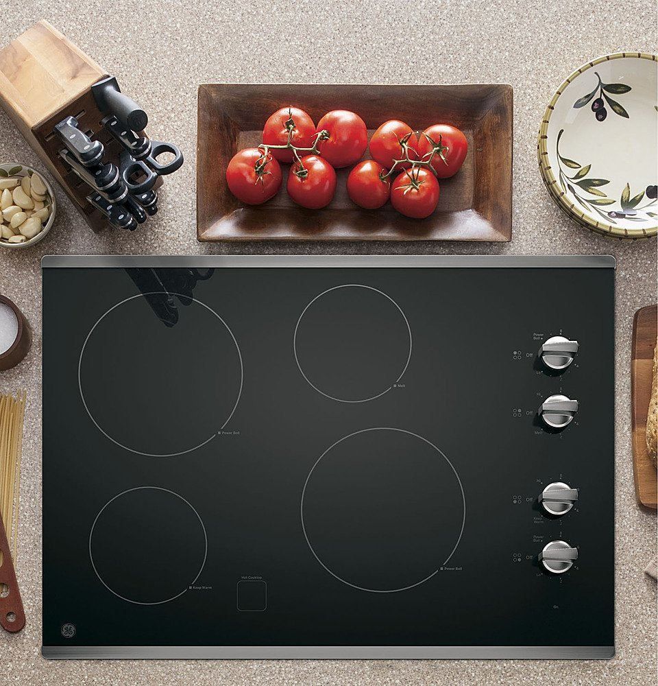 GE® 36" Built-In Knob Control Electric Cooktop