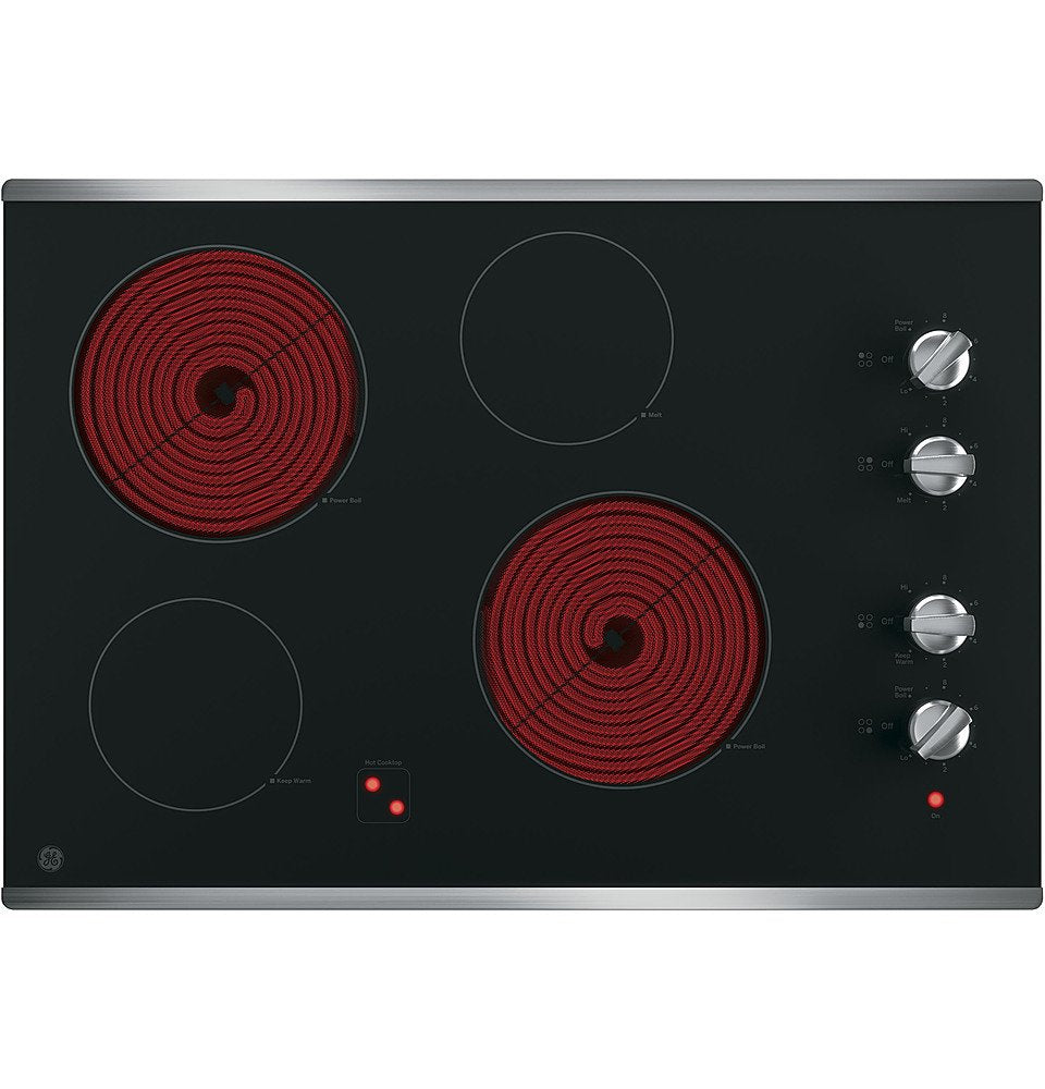 GE® 36" Built-In Knob Control Electric Cooktop