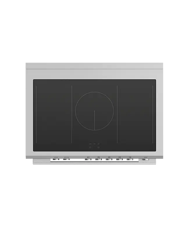 Induction Range, 36", 5 Zones with SmartZone, Self-cleaning