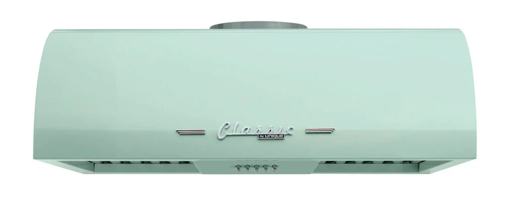 Unique 24' Classic Retro Summer Mint Green Range Hood