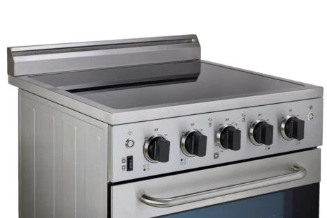Unique Prestige 24' Stainless Steel Electric Ceramic Top with Electronic ignition